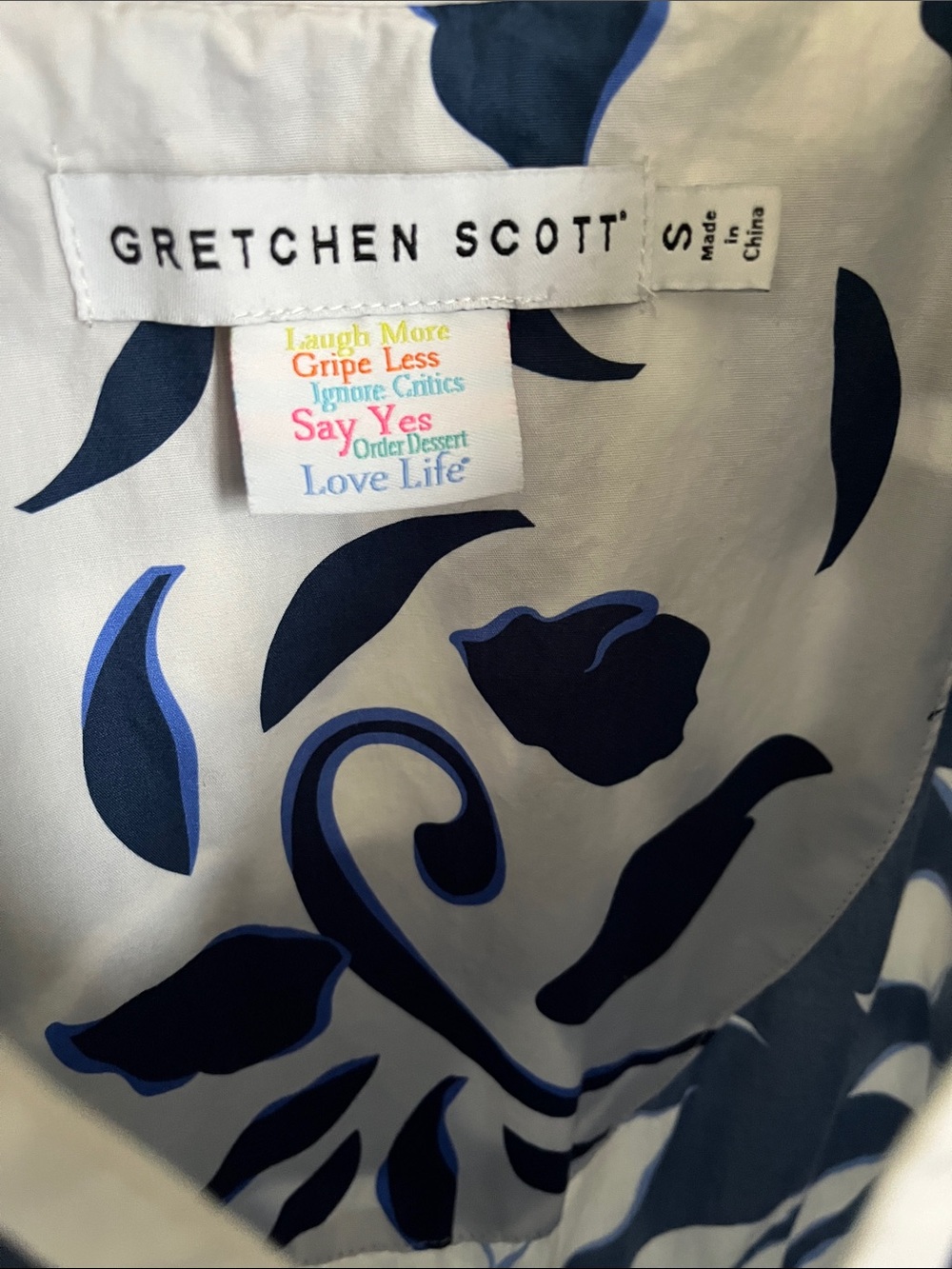 Gretchen Scott Blue White Floral Maxi Dress - Picture 5 of 12